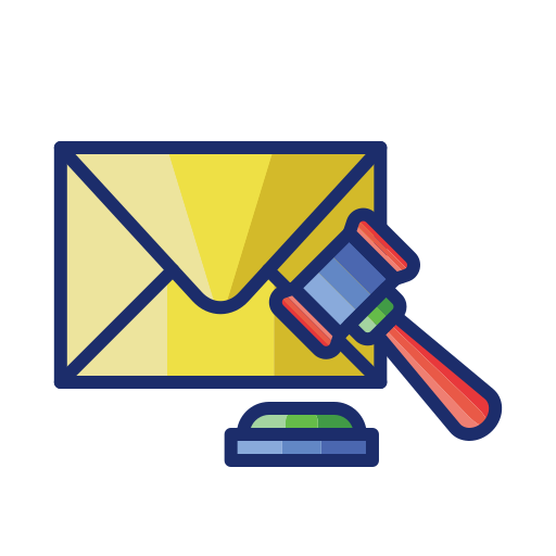 Postal service Flaticons Lineal Color icon