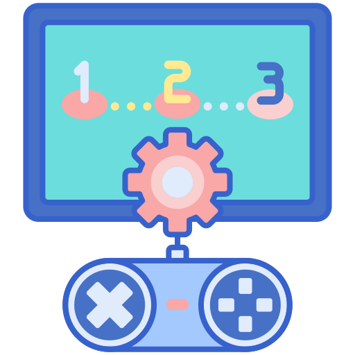 Video game Flaticons Lineal Color icon
