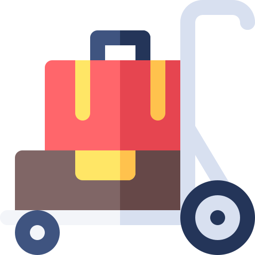 Baggage Basic Rounded Flat icon