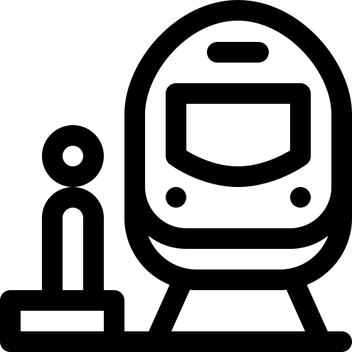 platforma Basic Rounded Lineal ikona