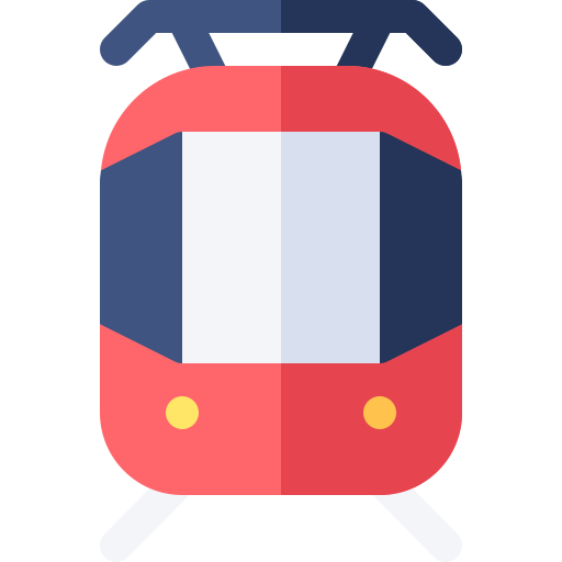 Tram Basic Rounded Flat icon