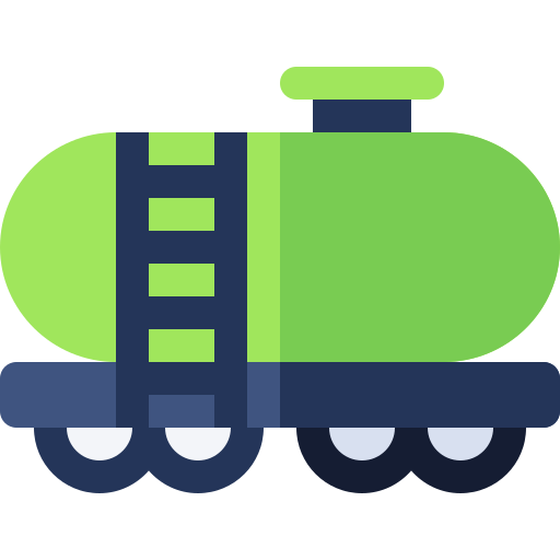 Tanker truck Basic Rounded Flat icon