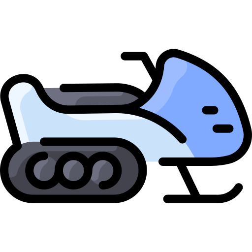 Snowmobile Vitaliy Gorbachev Lineal Color icon