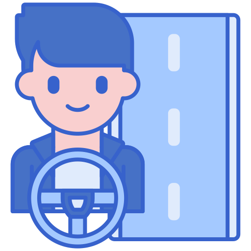 rennfahrer Flaticons Lineal Color icon