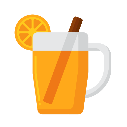 апельсиновый сок Flaticons Flat иконка