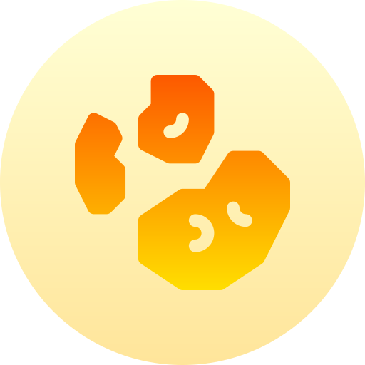 소행성 Basic Gradient Circular icon