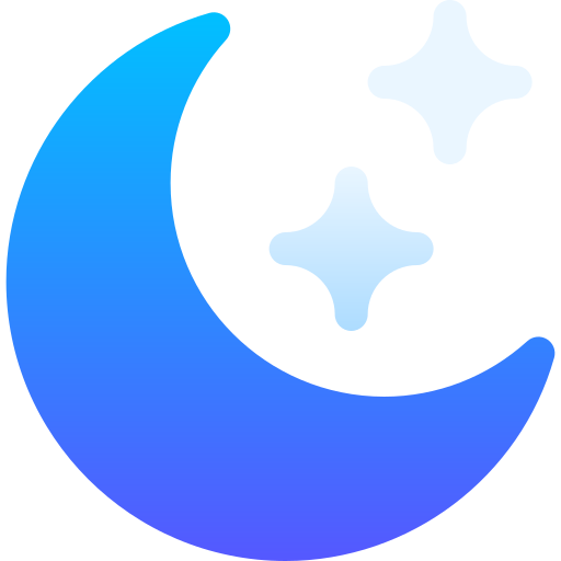 luna Basic Gradient Gradient icono