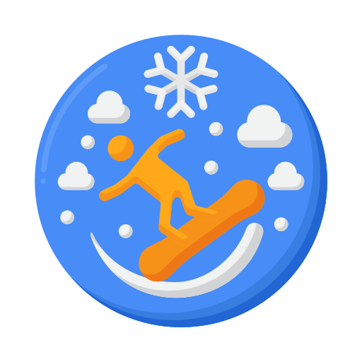 snowboard Flaticons Flat icono
