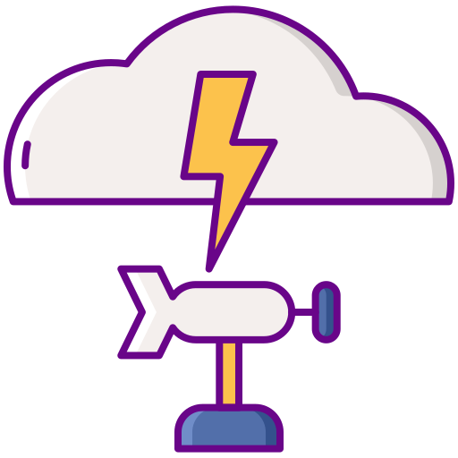 Storm chasing Flaticons Lineal Color icon