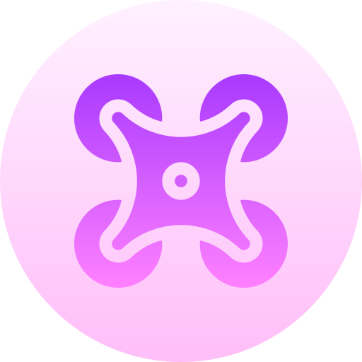 drohne Basic Gradient Circular icon