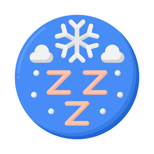 hibernacja Flaticons Flat ikona