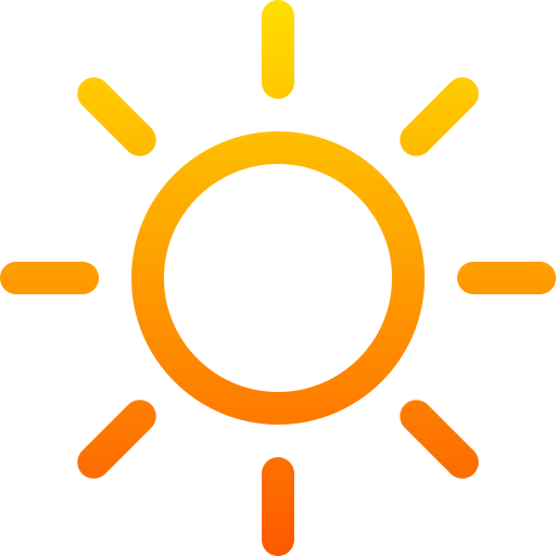 sole Basic Gradient Lineal color icona