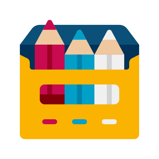 Colored pencil Flaticons Flat icon