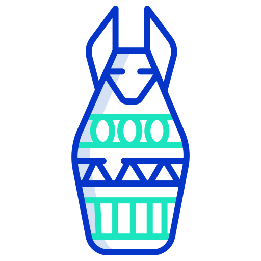 Canopic jar Icongeek26 Outline Colour icon