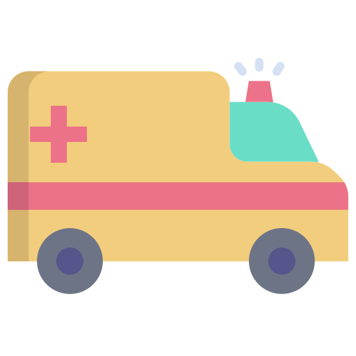 ambulans Icongeek26 Flat ikona