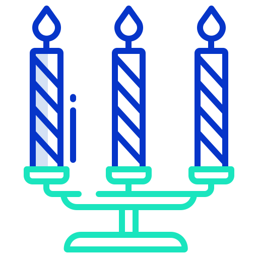 Candles Icongeek26 Outline Colour icon