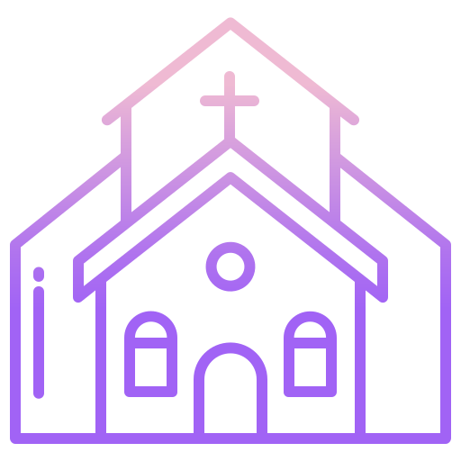 Church Icongeek26 Outline Gradient icon