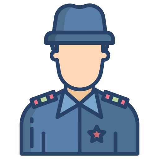 policía Icongeek26 Linear Colour icono