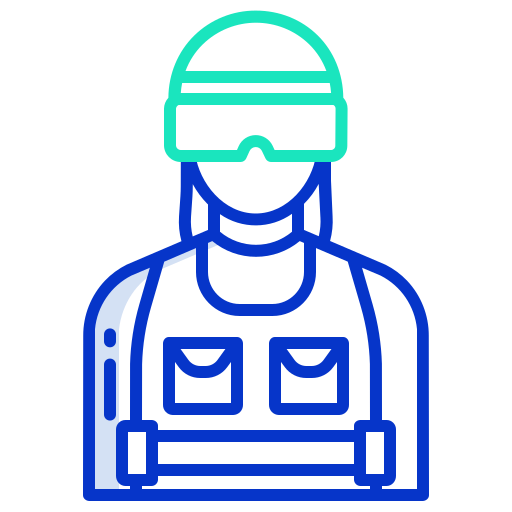 Riot police Icongeek26 Outline Colour icon