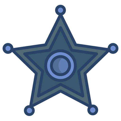 Sheriff Icongeek26 Linear Colour icon