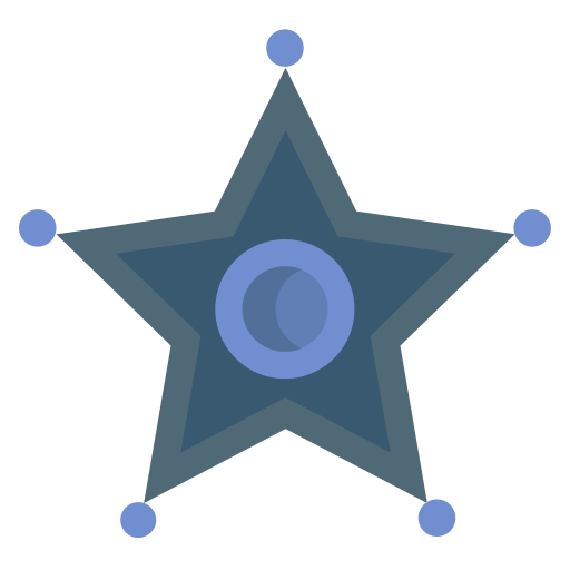 Sheriff Icongeek26 Flat icon