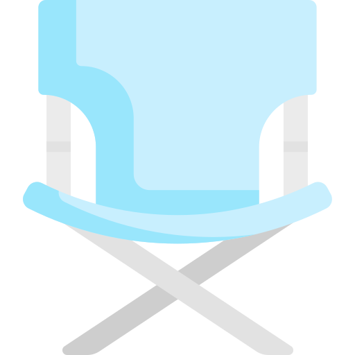 Camp chair Special Flat icon