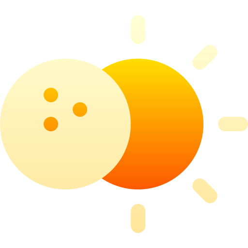 日食 Basic Gradient Gradient icon