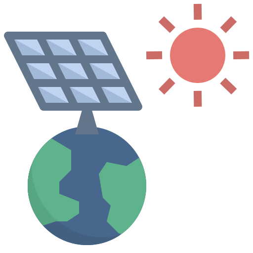 cellule photovoltaïque Noomtah Flat Icône