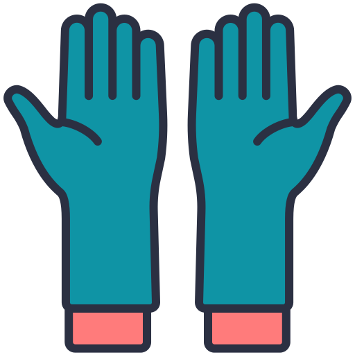 Gloves Victoruler Linear Colour icon