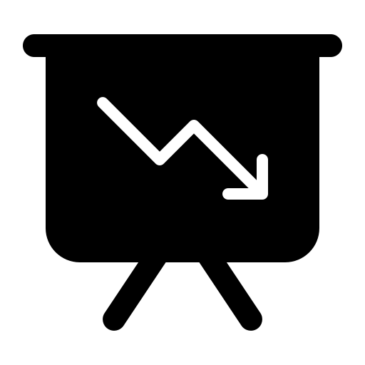 zmniejszenie Generic Glyph ikona