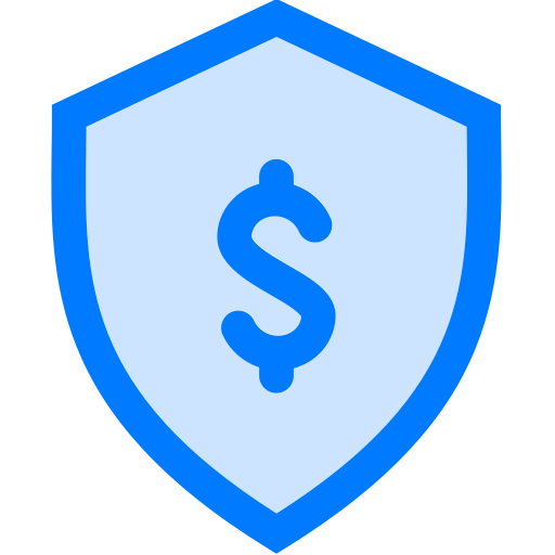 金融とビジネス Generic Blue icon