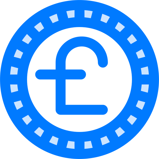 ポンド Generic Blue icon