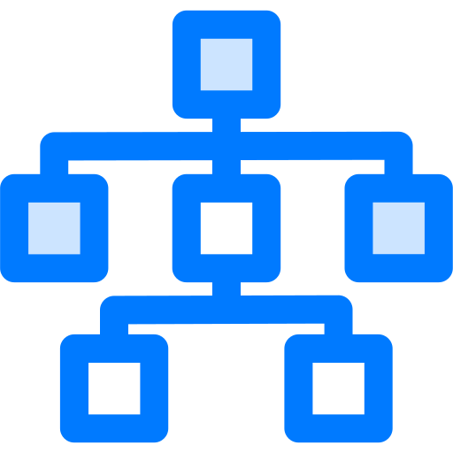 organización Generic Blue icono