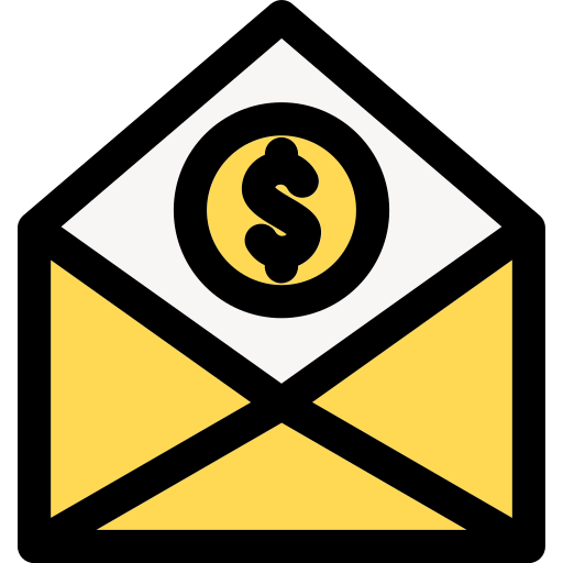 geld schicken Generic Outline Color icon