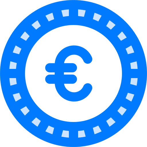 ユーロ Generic Blue icon