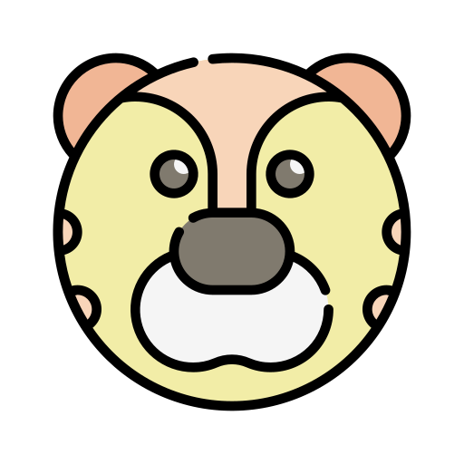 ghepardo Generic Outline Color icona