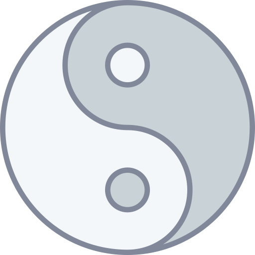 Yin yang Generic Outline Color icon