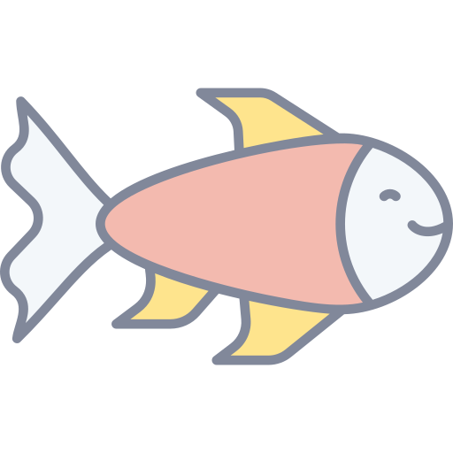 Рыба Generic Outline Color иконка