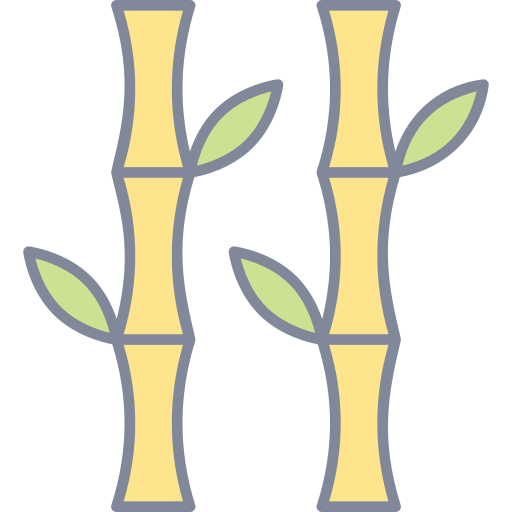 대나무 Generic Outline Color icon