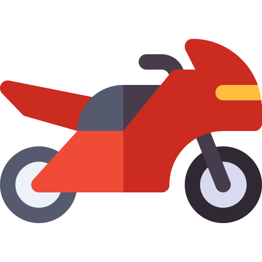 バイク Basic Rounded Flat icon