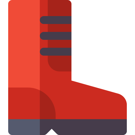 ブーツ Basic Rounded Flat icon