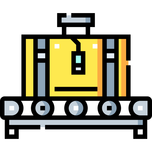 nastro trasportatore Detailed Straight Lineal color icona