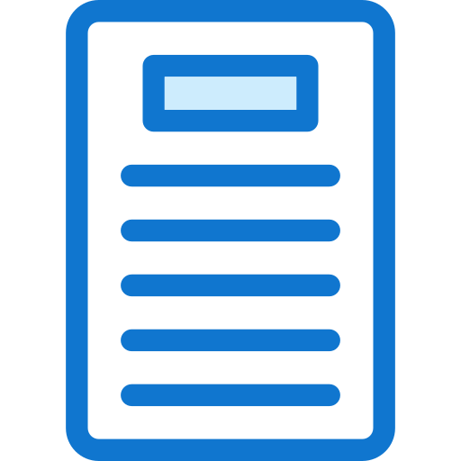 ファイル管理 Generic Blue icon