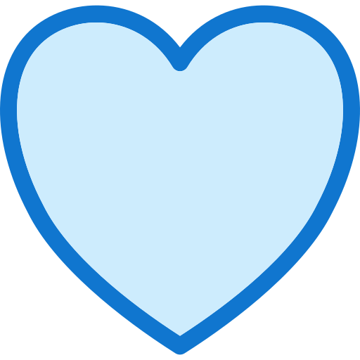 corazón Generic Blue icono