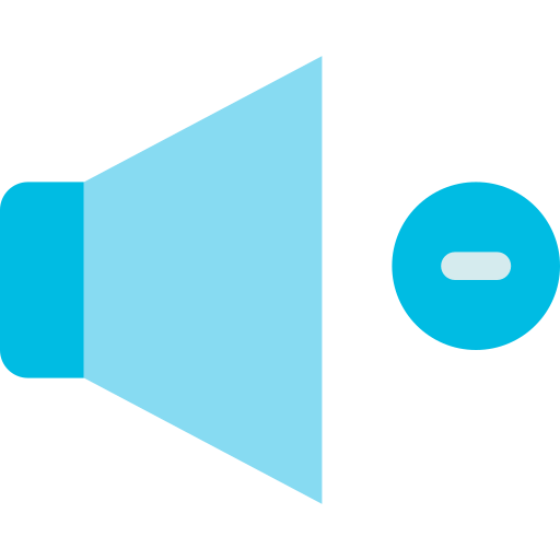 volume basso Generic Flat icona