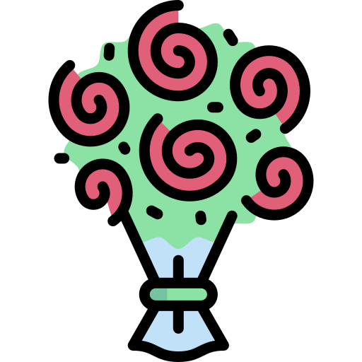 bouquet de fleurs Special Lineal color Icône