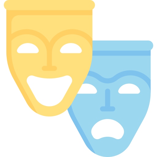 theatermasken Special Flat icon