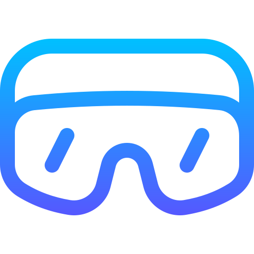 Goggles Basic Gradient Lineal color icon