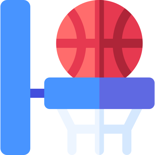 basketbal Basic Rounded Flat icoon