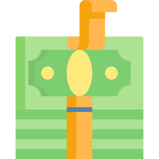 Money stack Special Flat icon